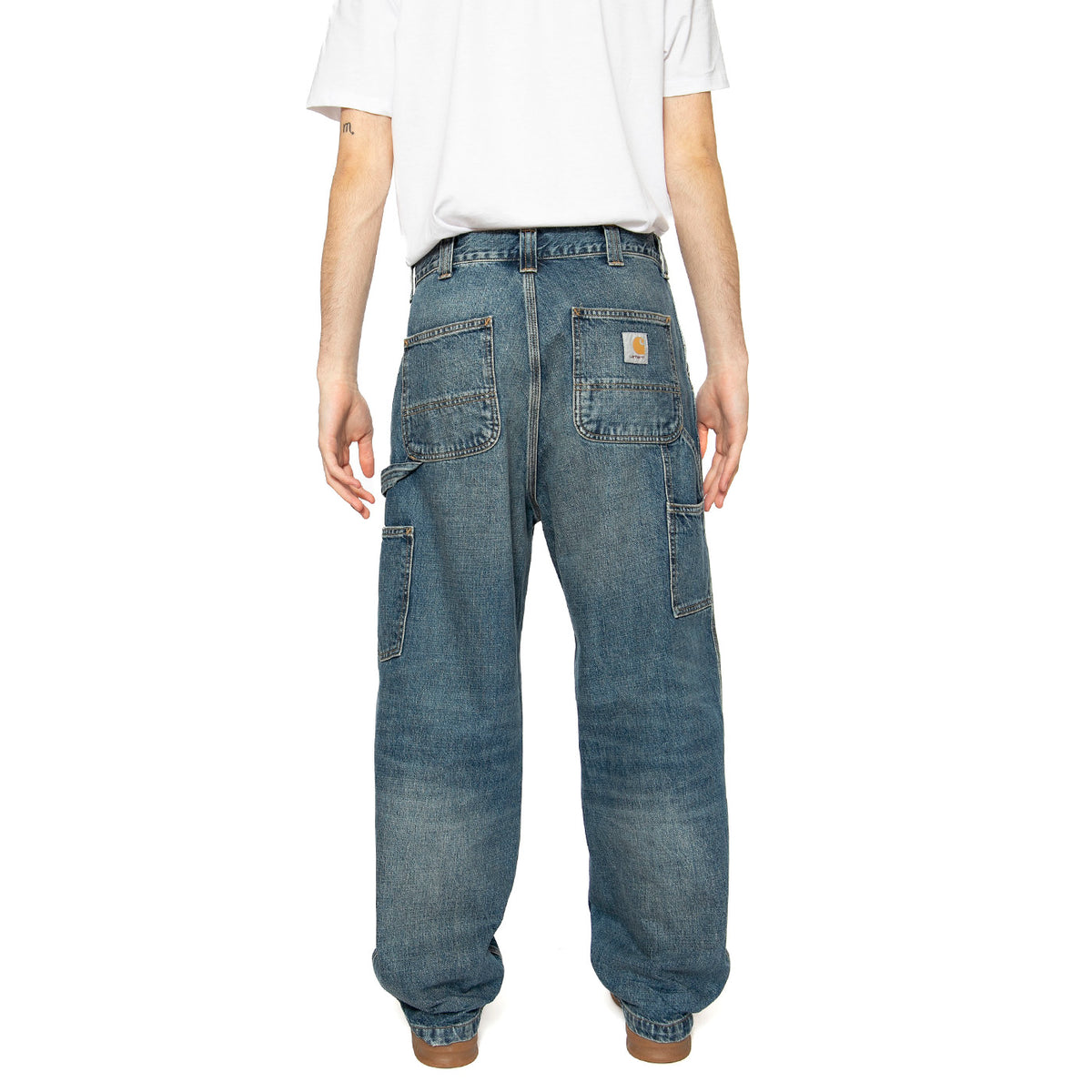 OG Single Knee Pant Faded Blue - Pantaloni Denim Jeans Uomo Blu I034871.014L . CARHARTT WIP 