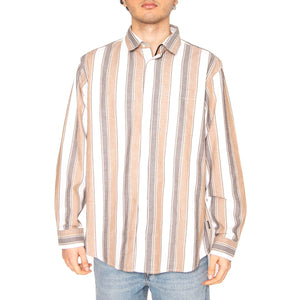 L/S Kendricks Shirt Kendricks Stripe, Liberica - Camicia Uomo Multicolore I034881.2TFXX . CARHARTT WIP 