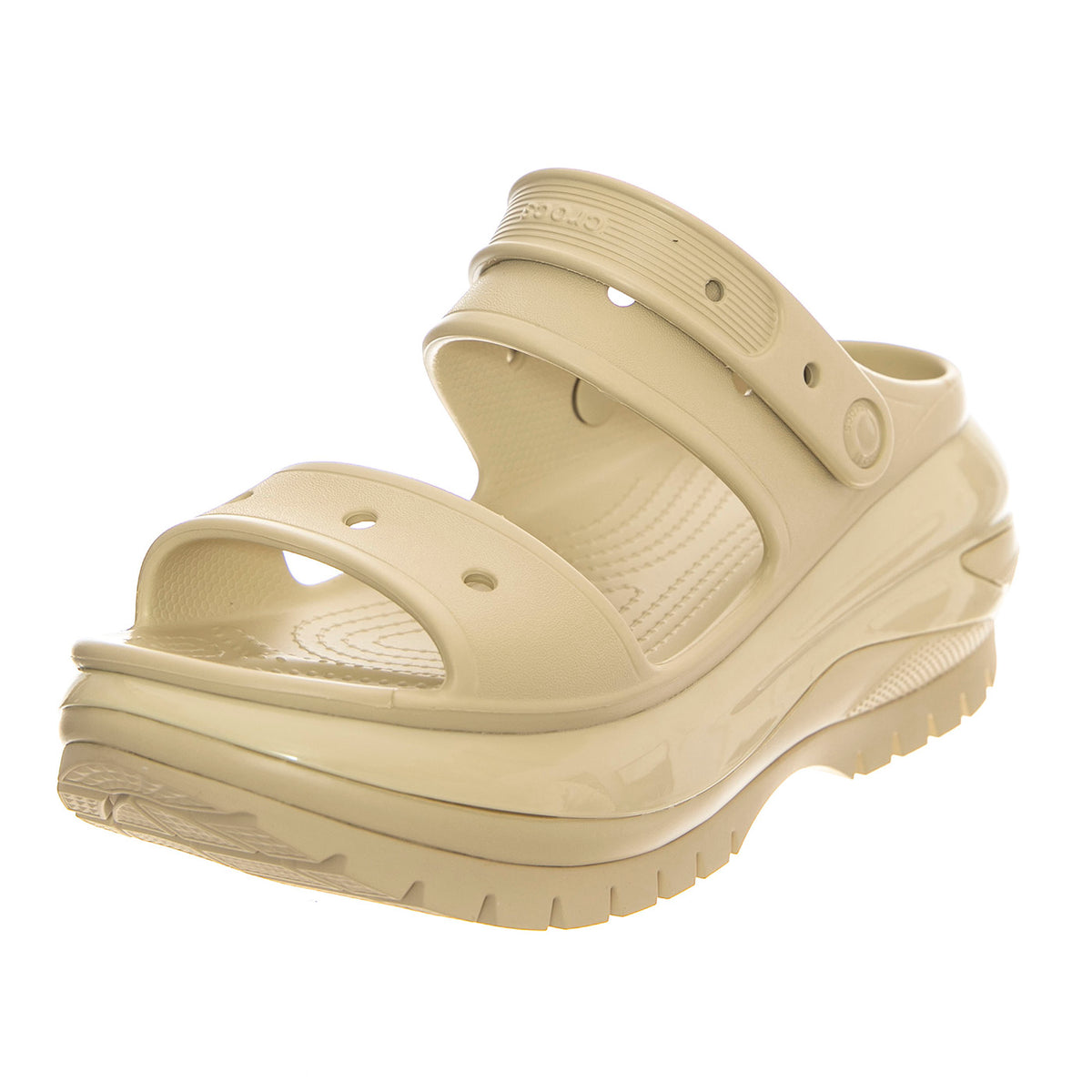 Classic Mega Crush Sandal W-BONE - Sandali Donna Beige CR.207989-BONE . CROCS 