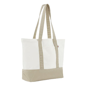 Logo Canvas Tote Egret - Borsa Shopping Bag Bianca DK0A4Z6FC481 . DICKIES 