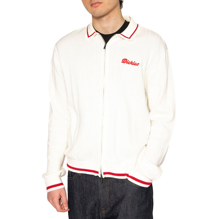 Lewistown FZ Cardigan Egret - Cardigan Uomo Bianco DK0A4Z79C481 . DICKIES 