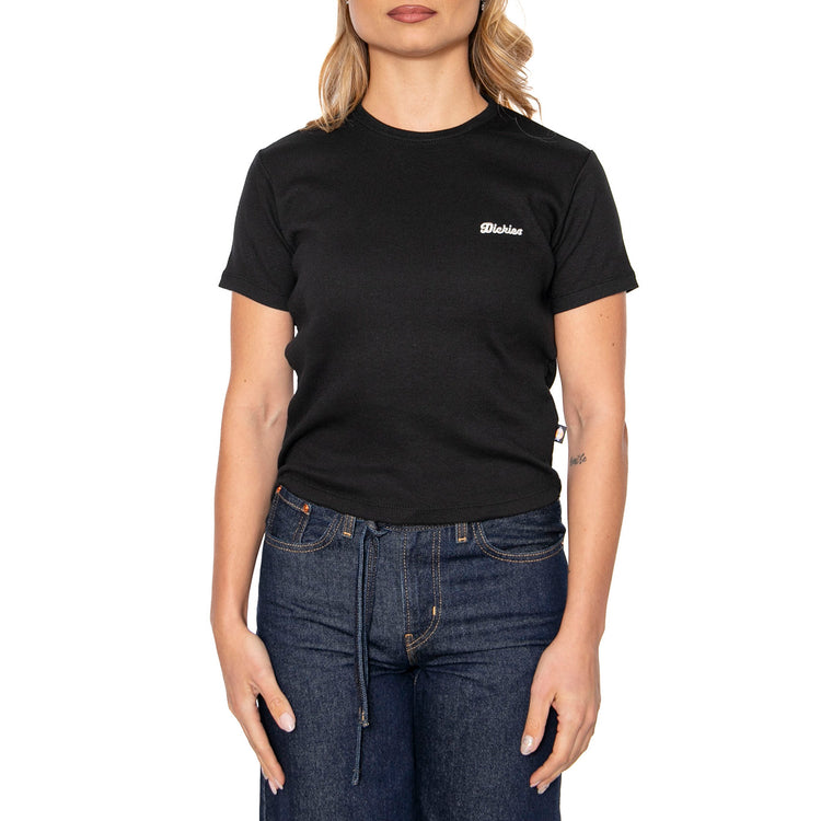 Lewiston Embro SS Tee Black - Maglietta Girocollo Donna Nera DK0A4Z8JBLK1 . DICKIES 