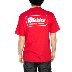Lewiston SS Tee English Red - Maglietta Girocollo Uomo Rossa DK0A4Z8Z0ER1 . DICKIES 
