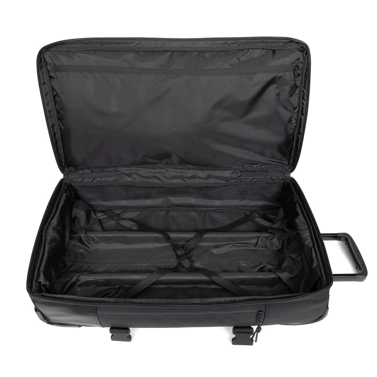 Icon Traveler'R L On Black - Valigia Trolley Nera EK0A5BKN4T61 . EASTPAK 