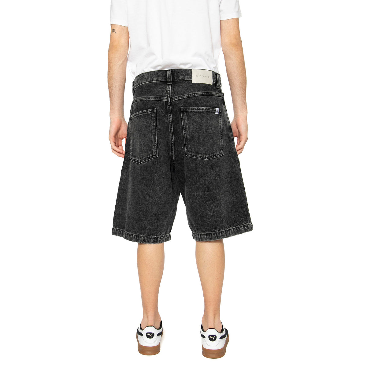 Worker Short Matt Wash Black - Bermuda Uomo Neri I034934.89.0M.-89.0M . EDWIN 