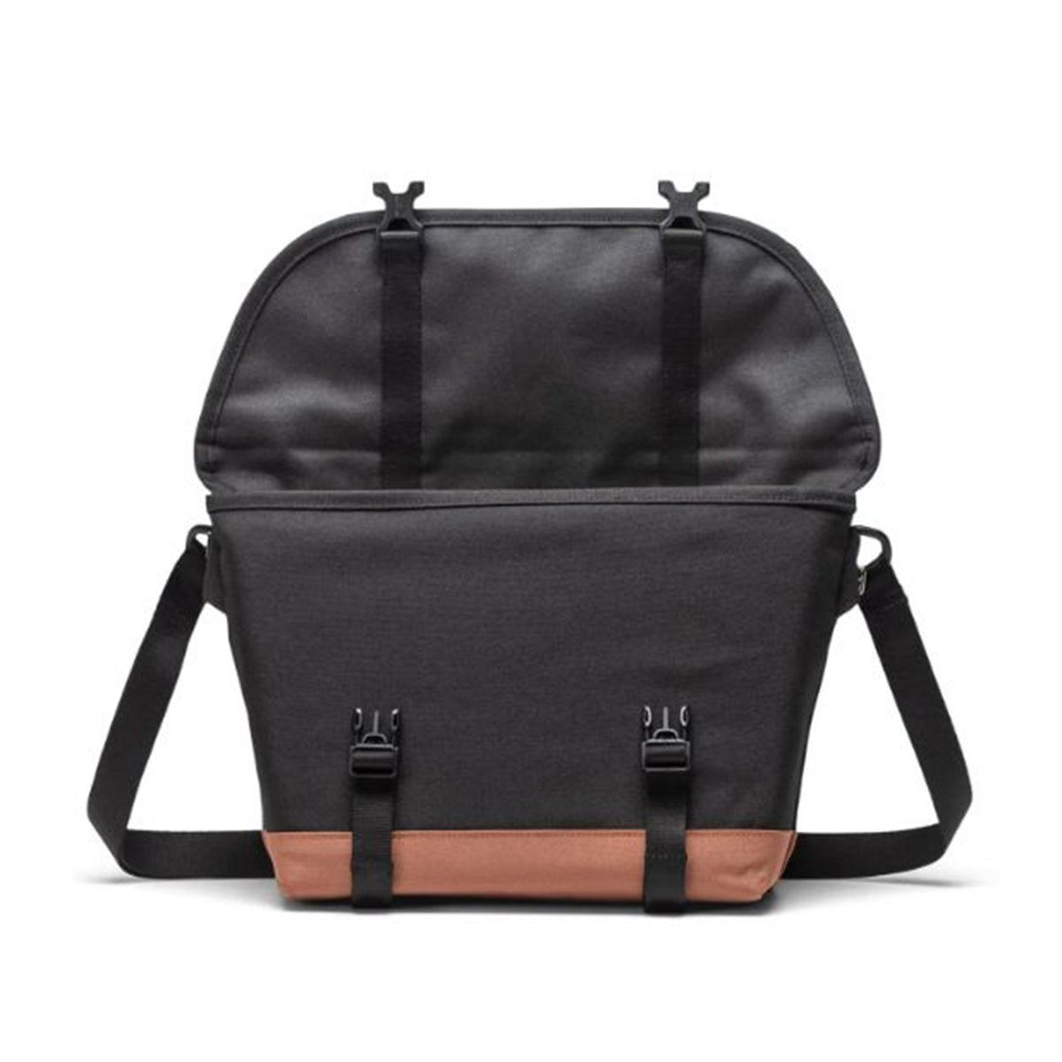 Cove Small Messenger Black / Saddle Brown - Borsa a Tracolla Nera 11528-04735-OS . HERSCHEL 