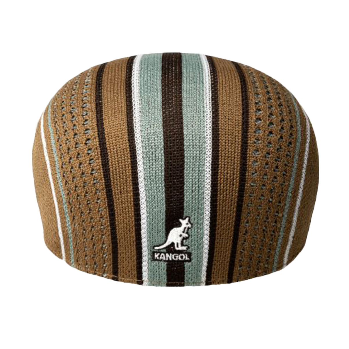 Clubhouse Stripe 507 Tan / Sage Green - Cappellio a Coppola Multicolore K3748-TS241 . KANGOL 