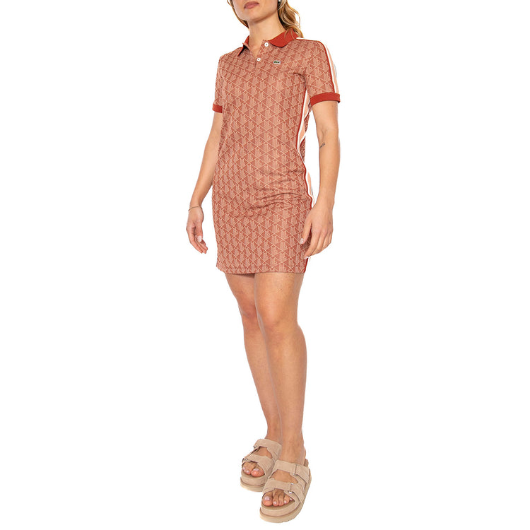 Abitino GTI Brown Dress - Abito Donna Marrone EF2655-GTI . LACOSTE 