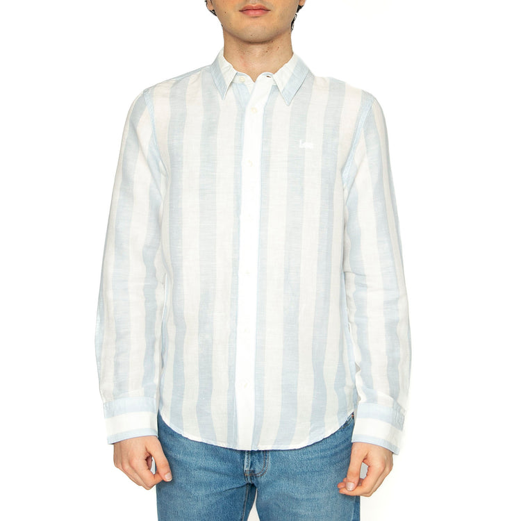 Patch Shirt Shy Blue - Camicia Uomo Multicolore 112363907 . LEE 