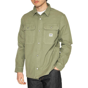 Workwear Overshirt Mercantile Green - Camicia Uomo Verde 112364123 . LEE 