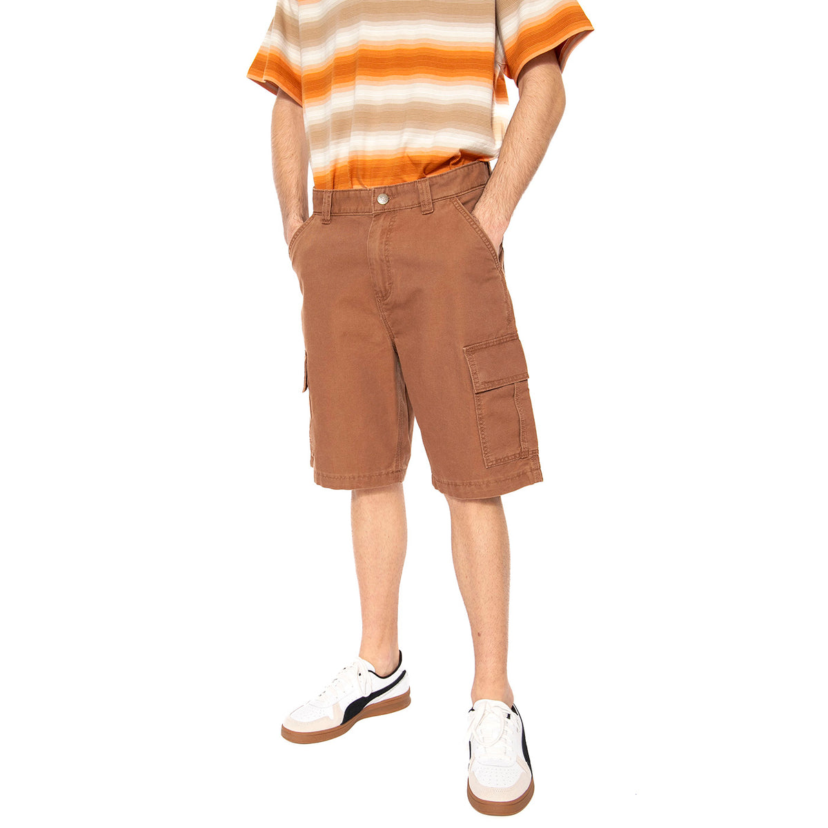 Cargo Short Burlwood - Bermuda Uomo Marroni 112364161 . LEE 