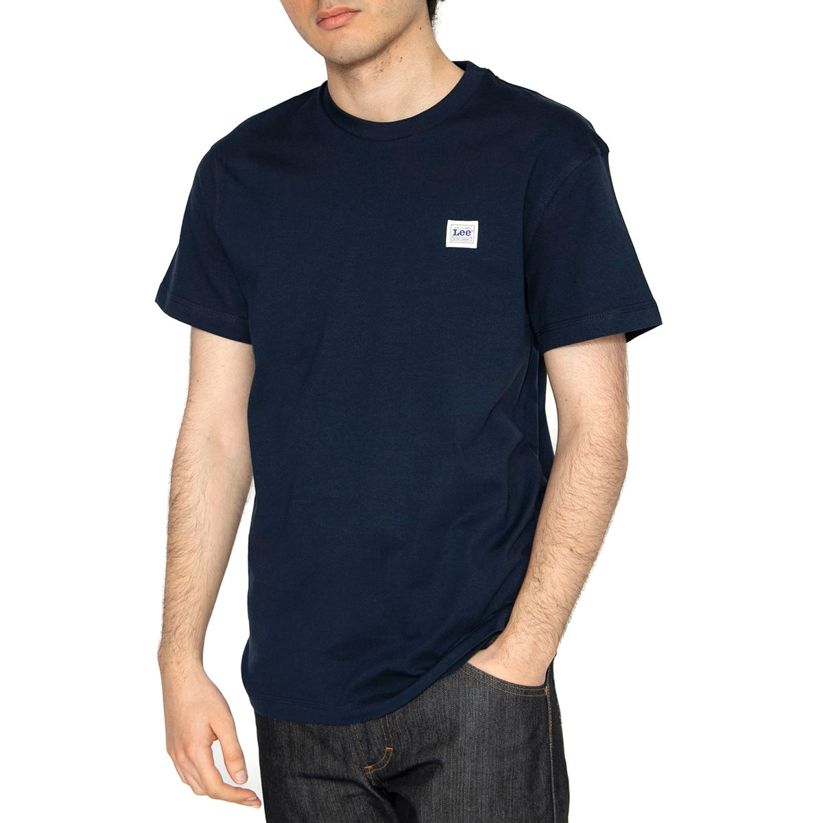 WW Tee Rivet Navy - Maglietta Girocollo Uomo Blu 112364584 . LEE 