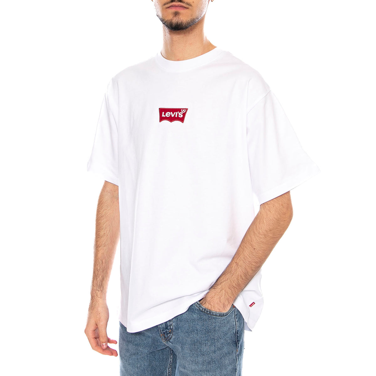 Vintage Fit Graphic Tee -- Maglietta Girocollo Uomo Bianca 0008C-0004 . LEVIS 