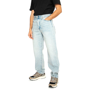 568 Losse Straight Baby Blue Essentials - Pantaloni Denim Jeans Uomo Blu 29037-0062 . LEVIS 