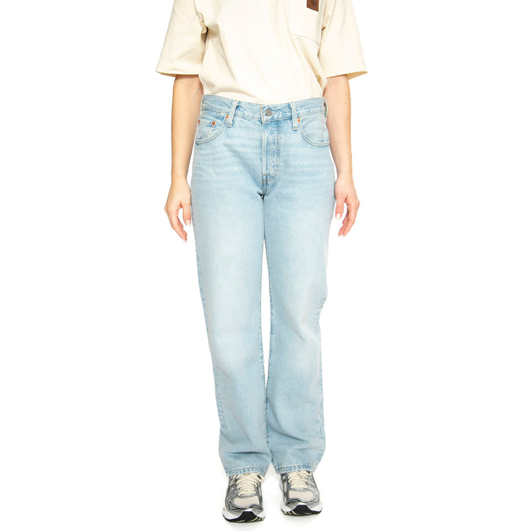 501 90's Light Indigo Worn In - Pantaloni Denim Jeans Donna Blu A1959-0011 . LEVIS 