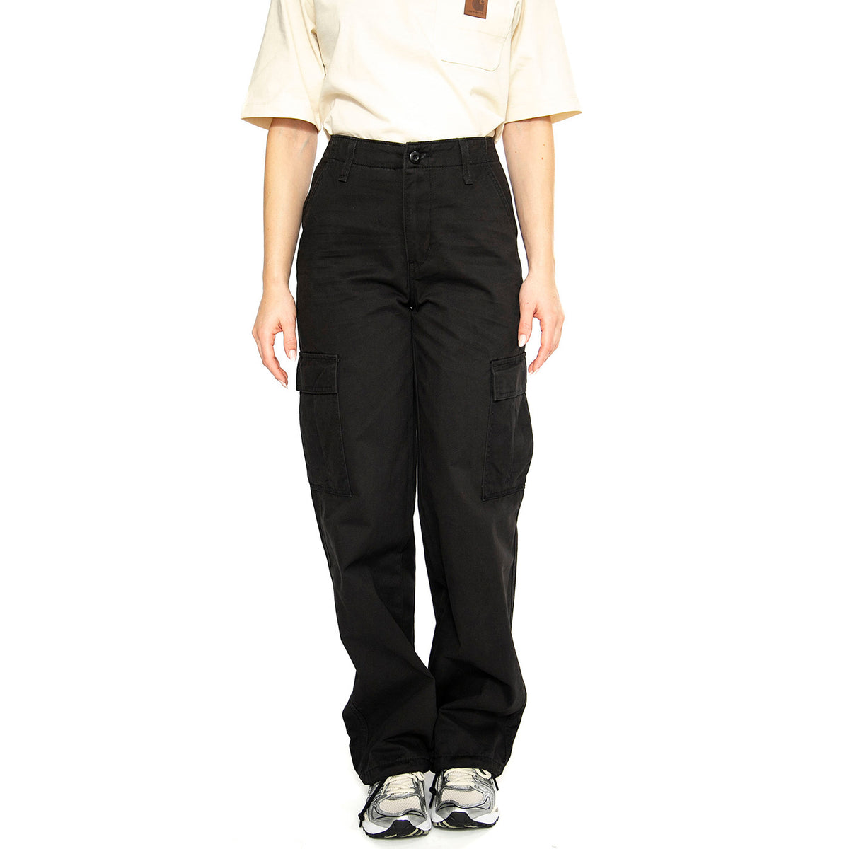 94 Baggy Cargo Black - Pantaloni Cargo Donna Neri A4707-0000 . LEVIS 