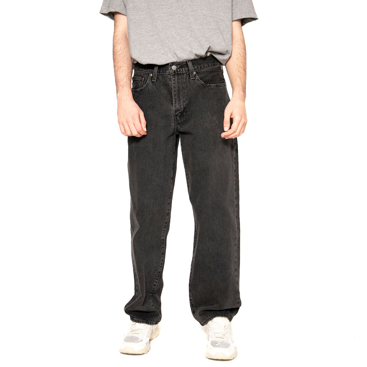 578 Baggy 8am in Cahrlotte - Pantaloni Denim Jeans Uomo Neri A4750-0020 . LEVIS 