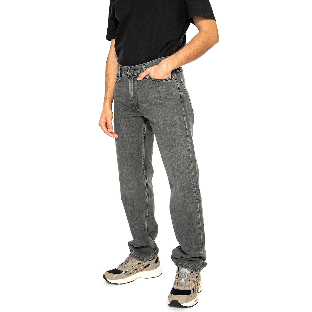 555 Relaxed Straight Cheers To That - Pantaloni Denim Jeans Uomo Grigi A7223-0000 . LEVIS 
