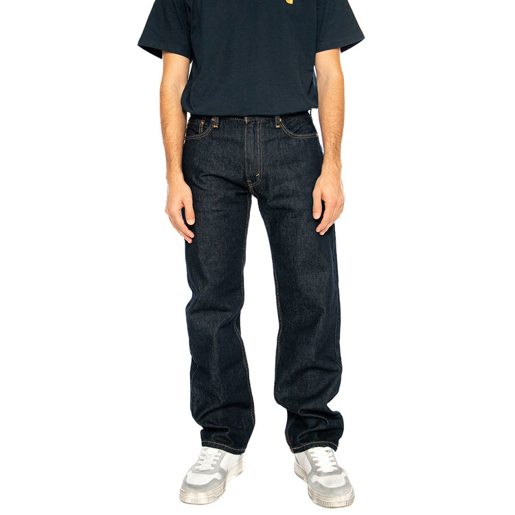 555 Relaxed Straight Good As New Rinse - Pantaloni Denim Jeans Uomo Blu A7223-0004 . LEVIS 