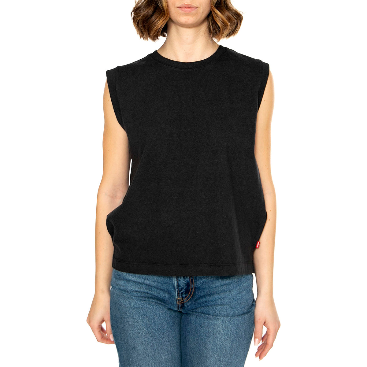 Boxy Tank Black - Canotta Donna Nera A8794-0008 . LEVIS 