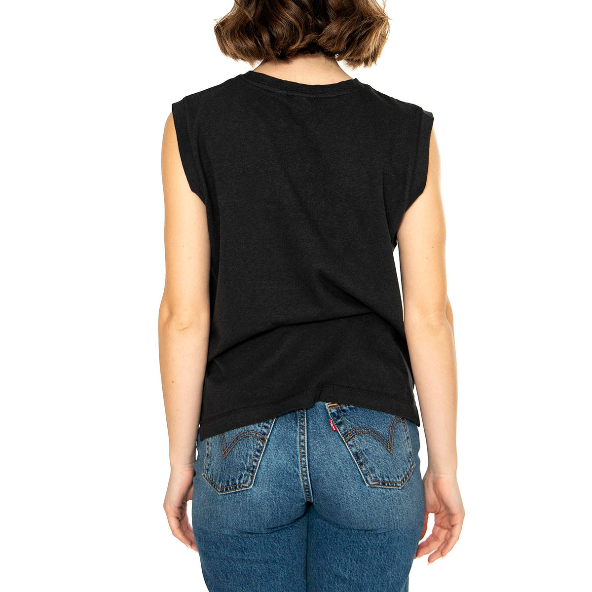 Boxy Tank Black - Canotta Donna Nera A8794-0008 . LEVIS 