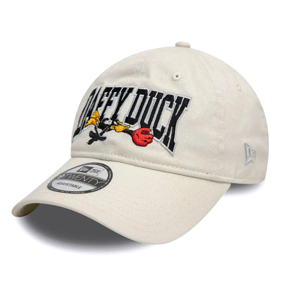 WB Washed 9Twenty Daffy Buck Ivory / Black - Cappellino con Visiera Biege 60595282 . NEW ERA 