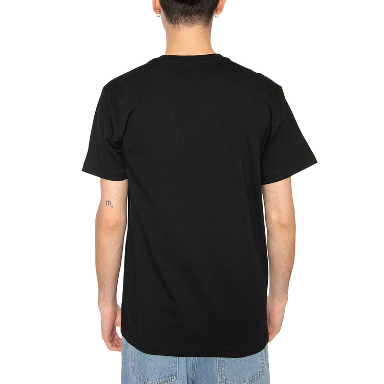 Established Works Bold Tee SS Black - Maglietta Girocollo Uomo Nera 131080365-BLK . OBEY 