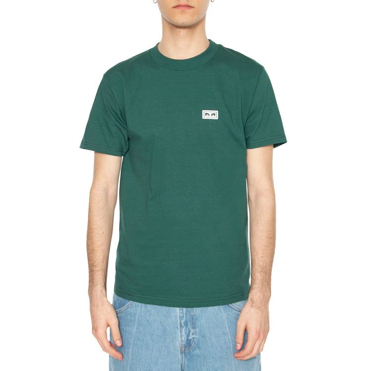 Obey Eyes 3 Tee Rain Forest - Maglietta Girocollo Uomo Verde 165261826-RFR . OBEY 
