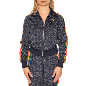 Road To Unit AOP Track Jacket Dark New Navy AOP - Felpa con Zip Donna Multicolore 629792-16 . PUMA 