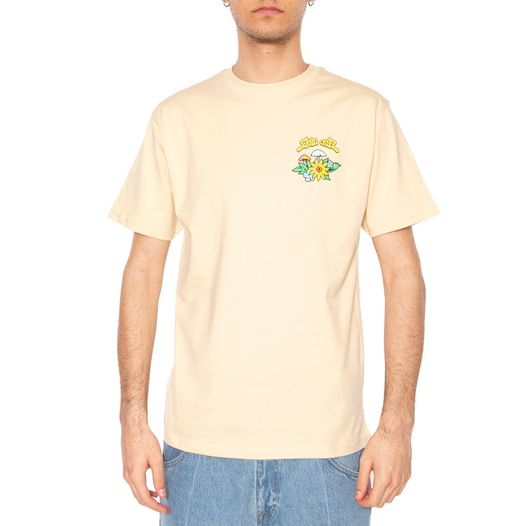 Winkowski 8Baller Trip T-Shirt Blond Wood - Maglietta Girocollo Uomo Beige SCA-TEE-12130 . SANTA CRUZ 