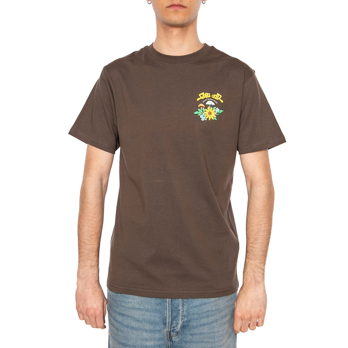 Winkowski 8Baller Trip T-Shirt Washed Green - Maglietta Girocollo Uomo Verde SCA-TEE-12142 . SANTA CRUZ 