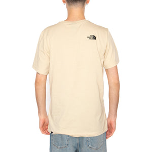 Men's S/S Simple Dome Tee - Maglietta Girocollo Uomo Beige NF0A87NG3X41 . THE NORTH FACE 