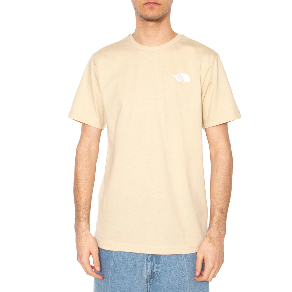 Men's S/S Box Nse Tee - Maglietta Girocollo Uomo Beige NF0A87NP3X41 . THE NORTH FACE 