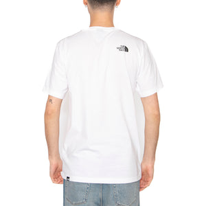 Men's S/S Fine Tee - Maglietta Girocollo Uomo Bianca NF0A8A6MFN41 . THE NORTH FACE 
