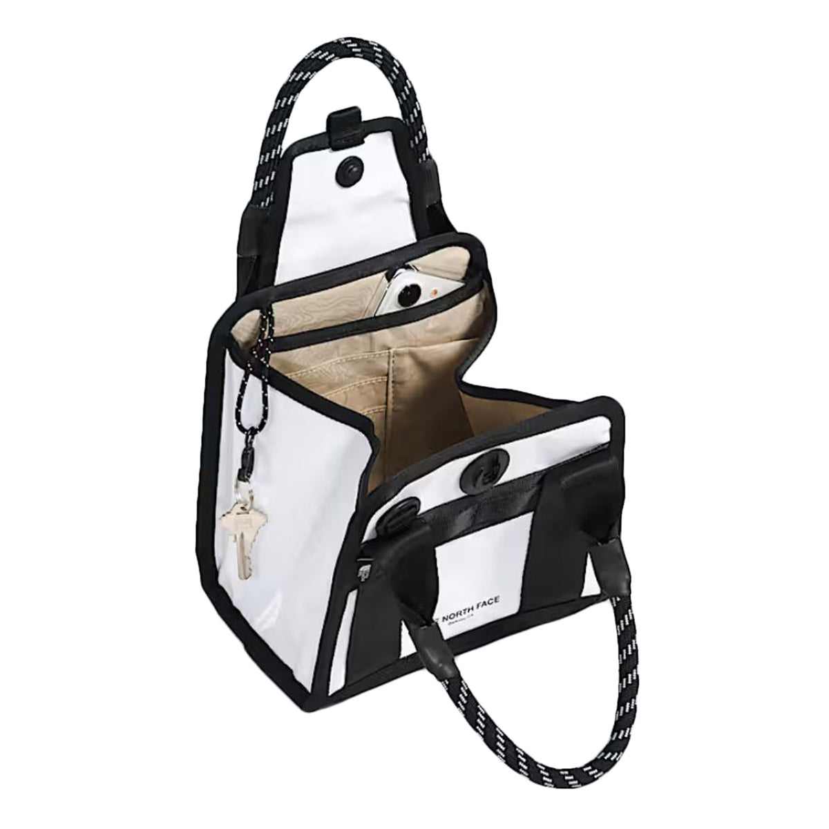 Base Camp Mini Bag - Borsa Shopping Bag Bianca NF0A8C01LA91 . THE NORTH FACE 