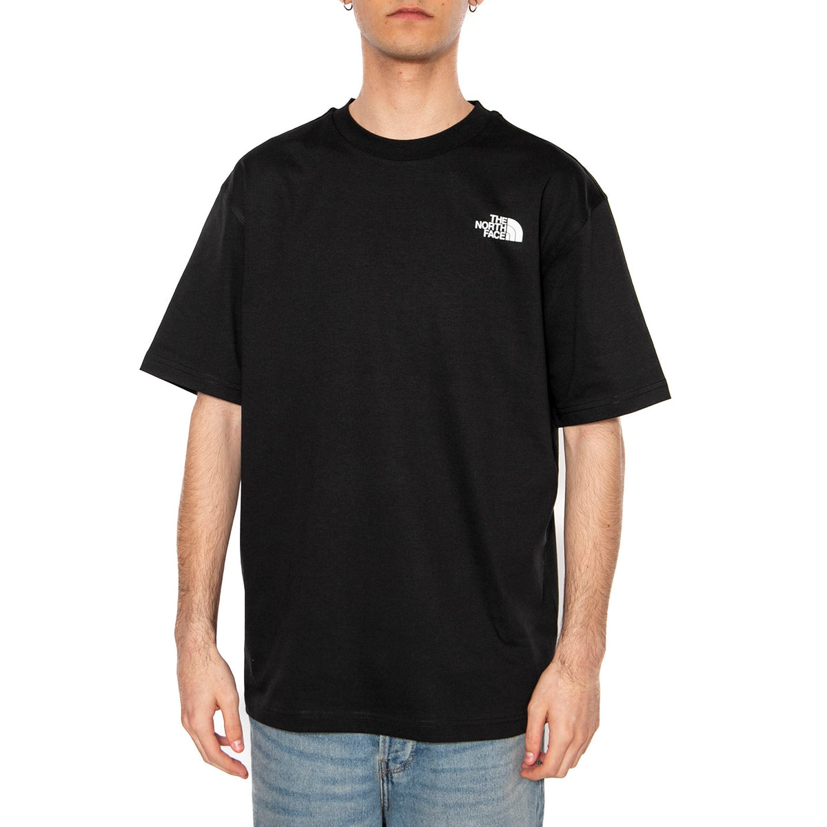 Unisex SS Nse Oversized Tee - Maglietta Girocollo Uomo Nera NF0A8C3TJK31 . THE NORTH FACE 