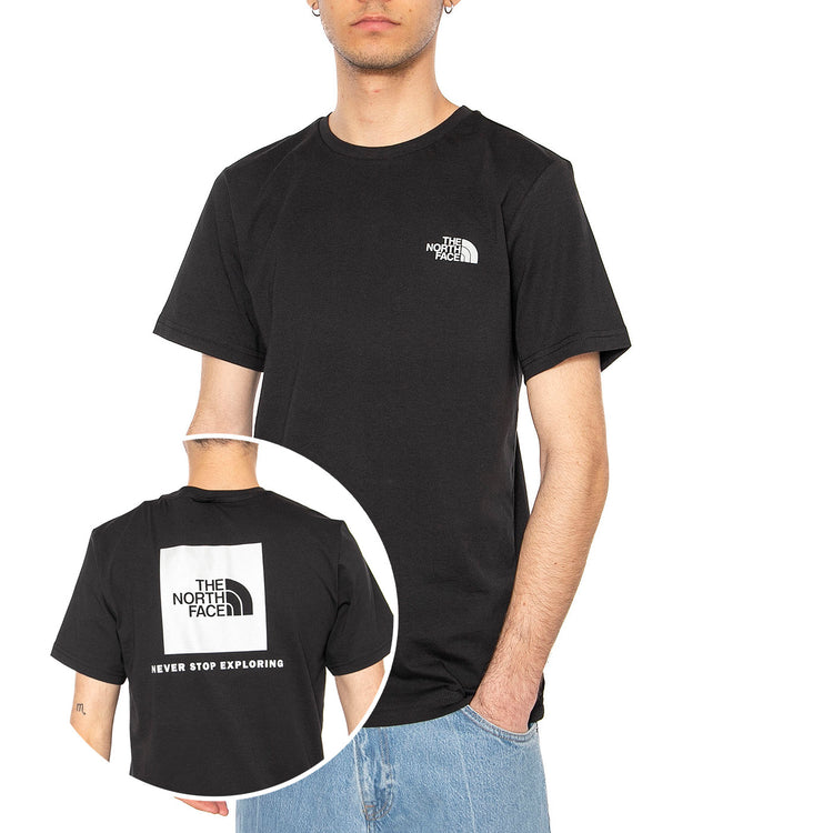 Men's S/S Reflective Box Nse Tee - Maglietta Girocollo Uomo Nera NF0A8C4VU1H1 . THE NORTH FACE 
