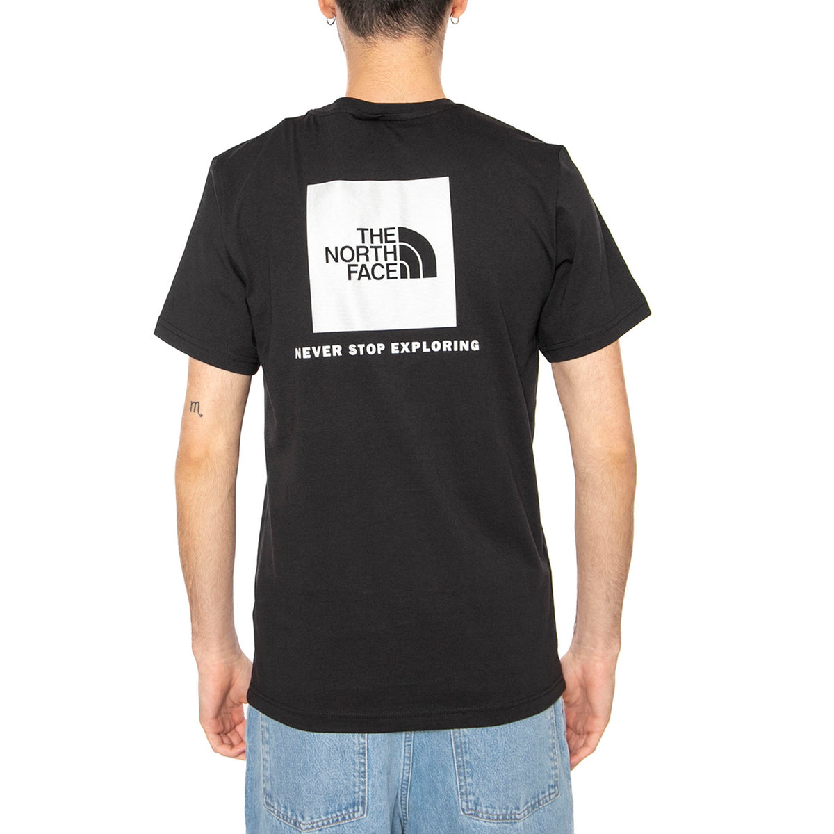 Men's S/S Reflective Box Nse Tee - Maglietta Girocollo Uomo Nera NF0A8C4VU1H1 . THE NORTH FACE 
