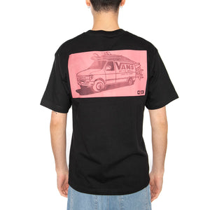 MTE Beachfront SS Tee Black - Maglietta Girocollo Uomo Nera VN000M2WBLK1 . VANS 