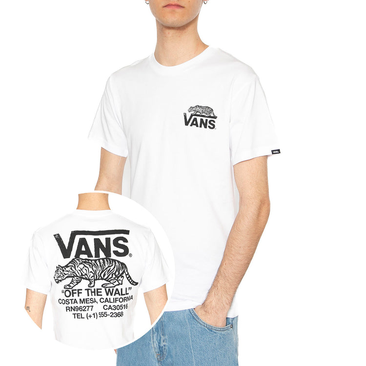 Sneaky SS White - Maglietta Girocollo Uomo Bianca VN000M3YWHT1 . VANS 