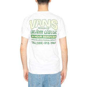 Shop Front SS White - Maglietta Girocollo Uomo Bianca VN000M60WHT1 . VANS 