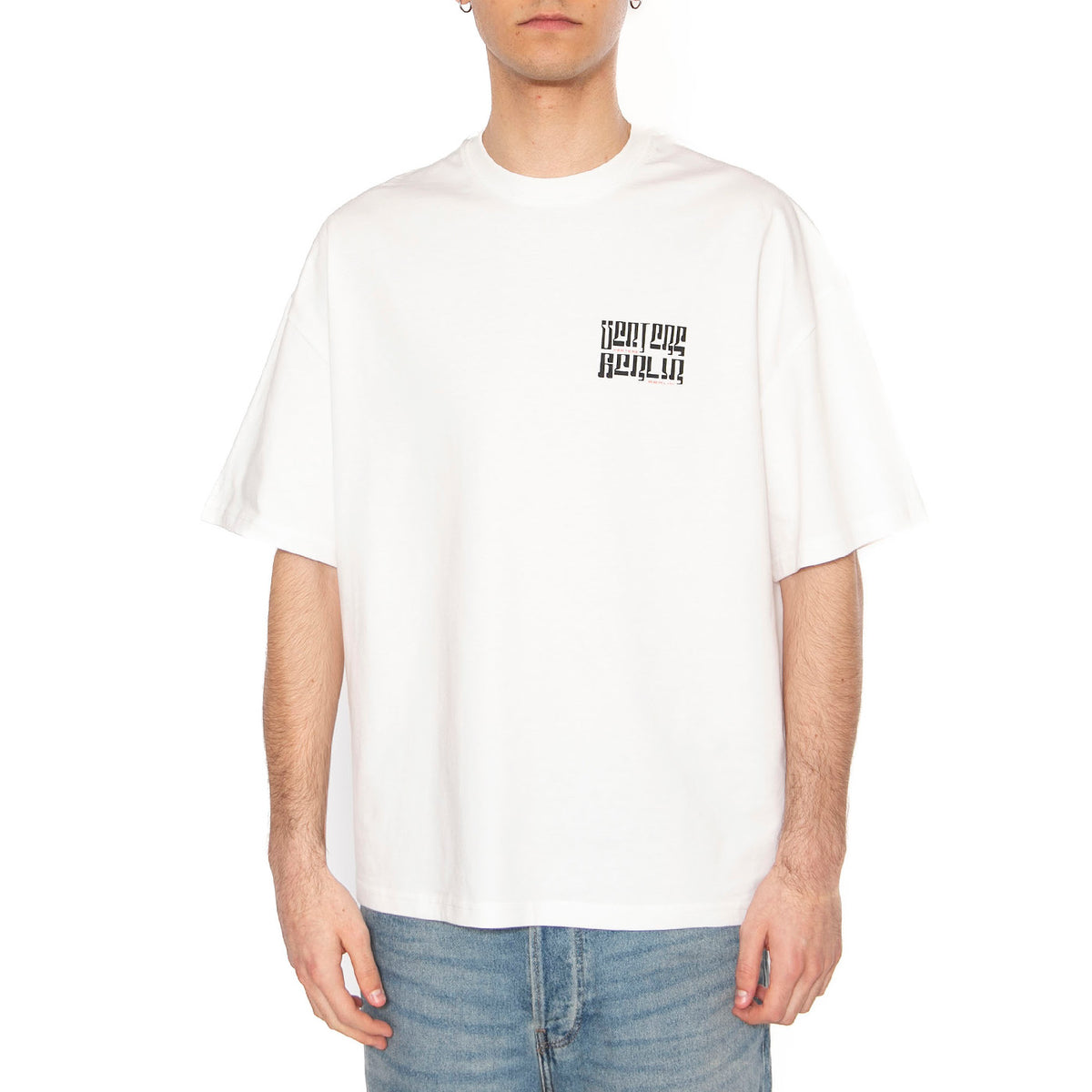 Ancient T-Shirt White - Maglietta Girocollo Uomo Bianca VER-T288-WHT . VERTERE BERLIN 