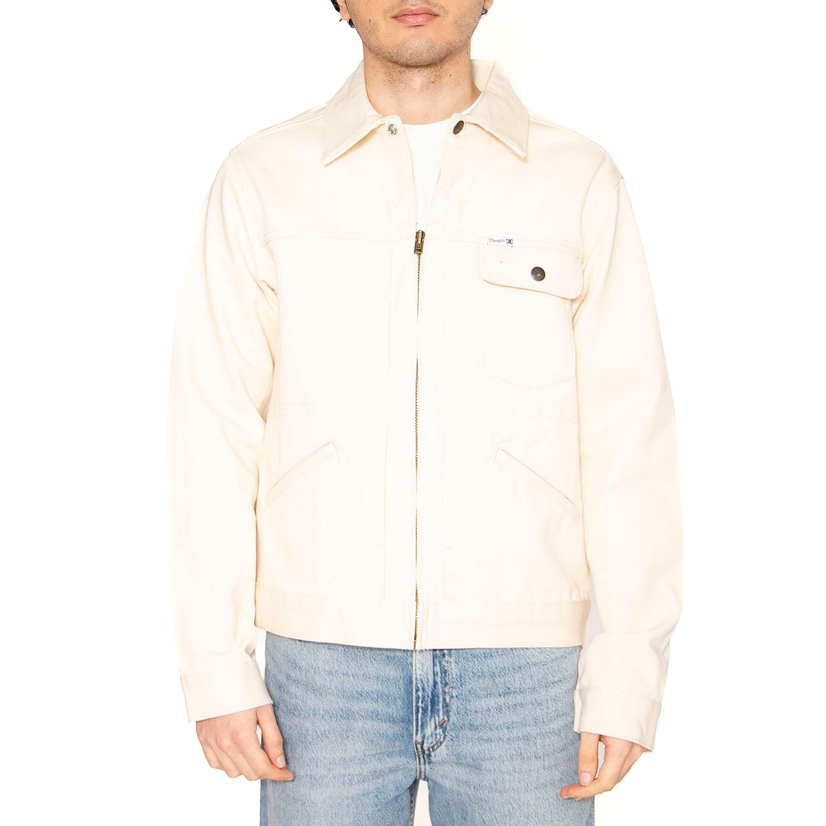 Embroidered Jacket Ecru - Giacca Uomo Bianca 112362652 . WRANGLER 