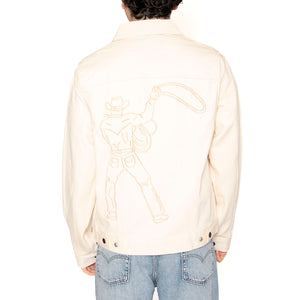 Embroidered Jacket Ecru - Giacca Uomo Bianca 112362652 . WRANGLER 
