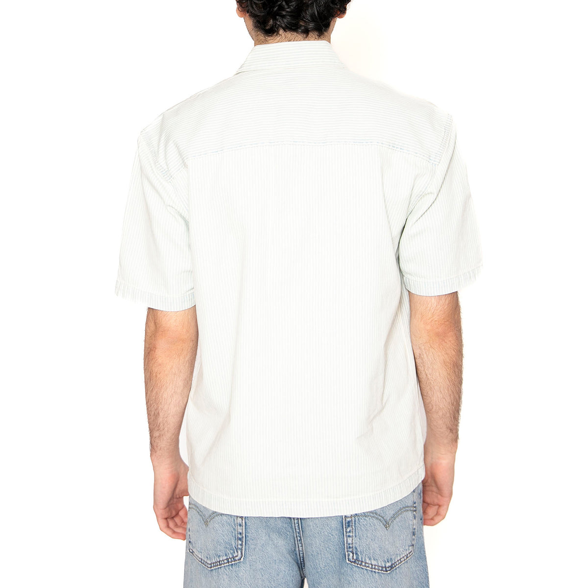 SS Casey Jones Shirt Light Wash - Camicia Maniche Corte Uomo Beige 112362760 . WRANGLER 