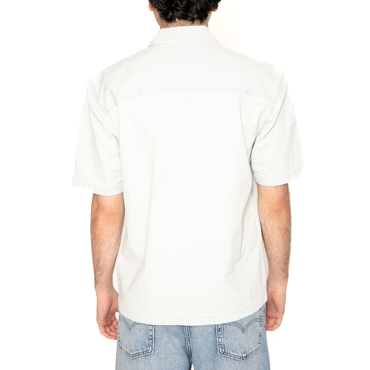 SS Casey Jones Shirt Light Wash - Camicia Maniche Corte Uomo Beige 112362760 . WRANGLER 