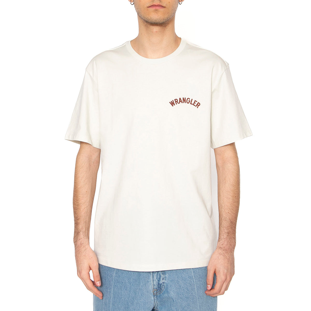Graphic Tee Vintage White - Maglietta Girocollo Uomo Bianca 112362773 . WRANGLER 