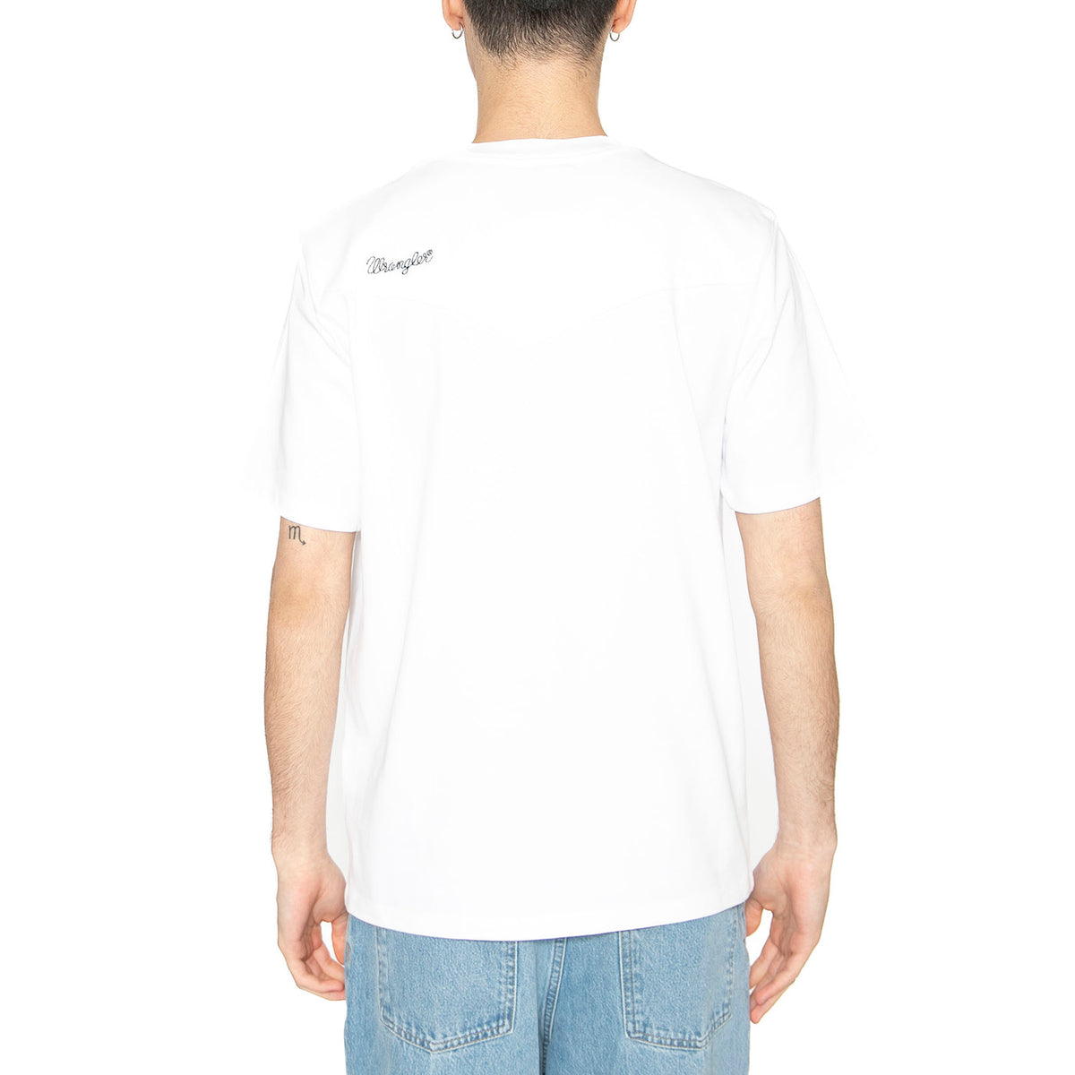 Blue Bell Tee White - Maglietta Girocollo Uomo Bianca 112362787 . WRANGLER 