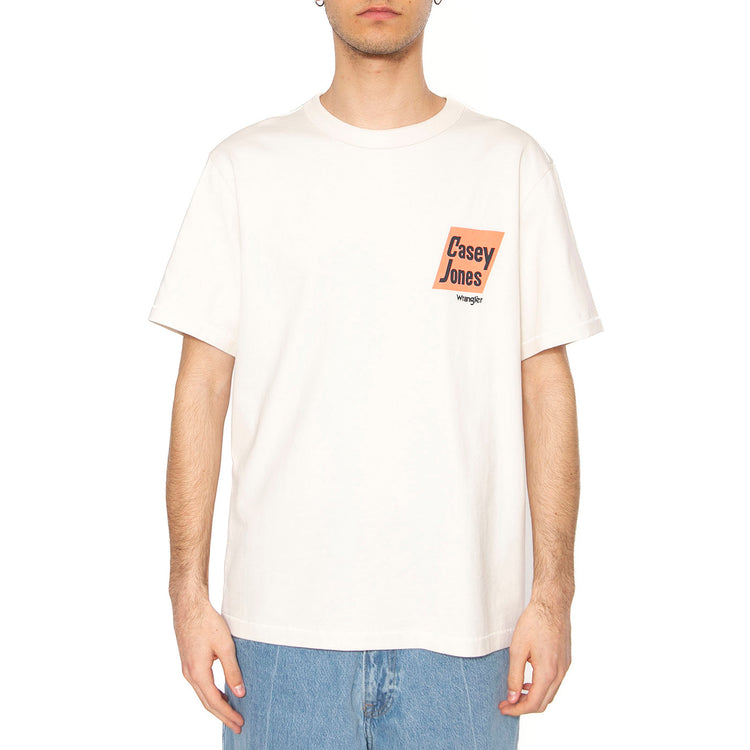 CJ Graphic Tee Vintage White - Maglietta Girocollo Uomo Bianca 112362802 . WRANGLER 