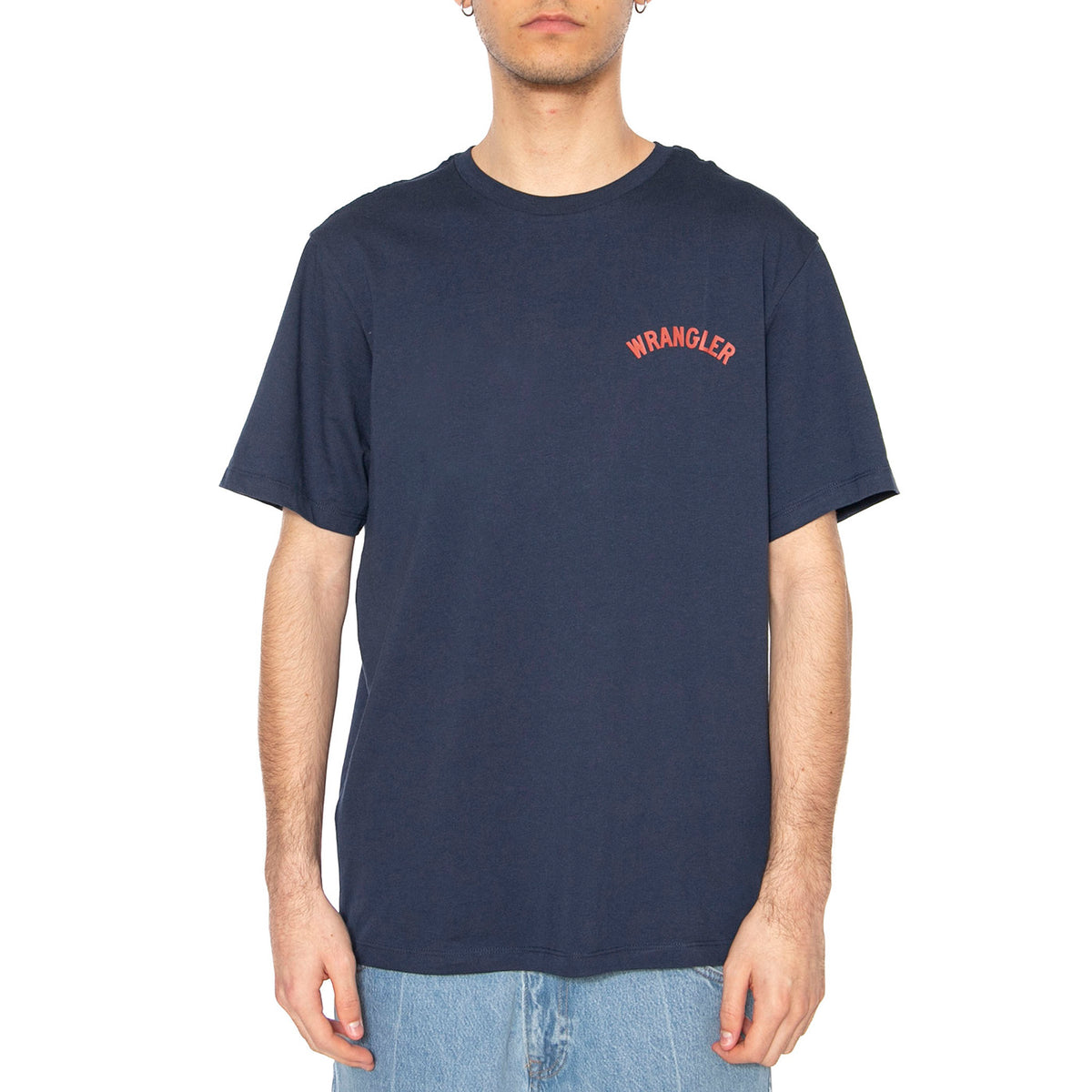 Graphic Tee Navy - Maglietta Girocollo Uomo Blu 112362806 . WRANGLER 